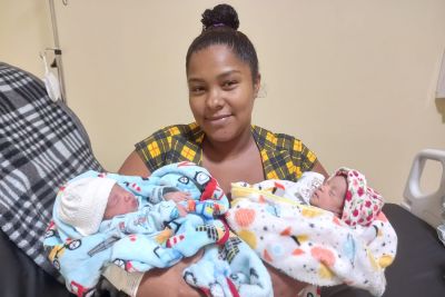 notícia: No Hospital de Castelo de Sonhos, mulher tem parto empelicado de gêmeos