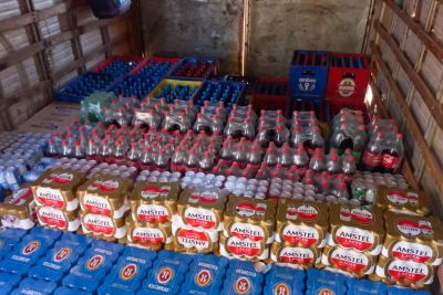 notícia: Sefa apreende 776 pacotes de bebidas que estavam com nota fiscal de bombons