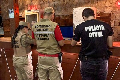 notícia: Em Salinópolis, órgãos de segurança fiscalizam estabelecimentos e veículos