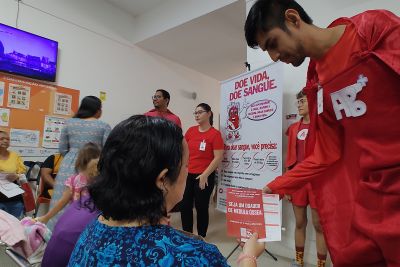 notícia: CIIR realiza treinamento para formar agentes multiplicadores de doação de sangue 