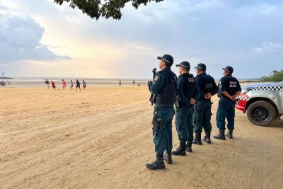 notícia: Polícia Militar garante tranquilidade aos visitantes de Colares no veraneio