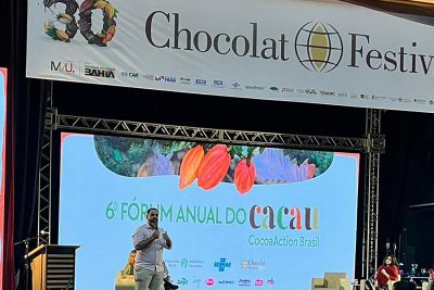 notícia: Adepará destaca ações de incentivo à cacauicultura em festival, na Bahia
