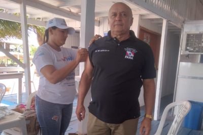 notícia: Sespa garante testes rápidos para hepatites e HIV e aplica vacinas em Salinópolis