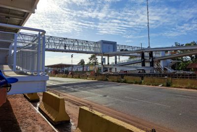 notícia: Acesso à segunda passarela do BRT Metropolitano é liberado