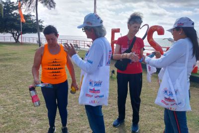 notícia: Adepará realiza em Salvaterra ação educativa sobre Gripe Aviária
