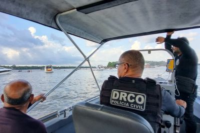 notícia: Sistema de Segurança Pública reforça fiscalização nos rios e ilhas de Belém