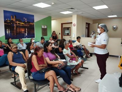 notícia: Palestra no Regional do Tapajós aborda prevenção e tratamento aos diferentes tipos de hepatites virais