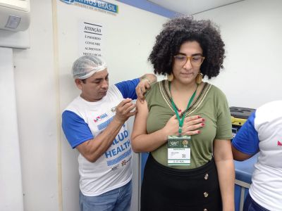 notícia: Sespa oferta vacinas e atendimento ambulatorial a participantes do 'Diálogos da Amazônia'