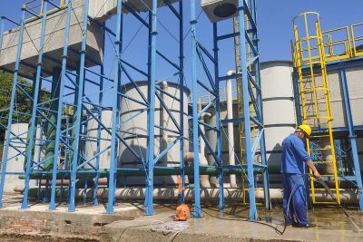 notícia: Nova Estação de Tratamento de Água de Oriximiná atinge 65% das obras