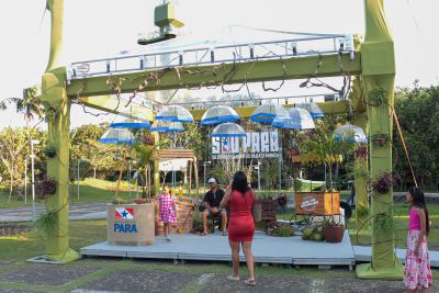 notícia: Governo do Pará incentiva experiência turística com estandes imersivos da Setur