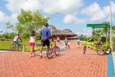 notícia: Parque do Utinga é opção de lazer no Dia dos Pais, em Belém