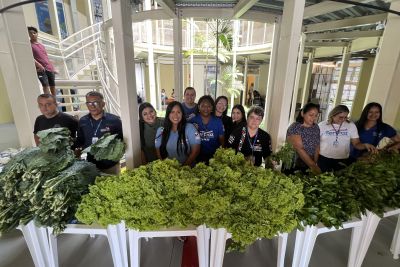 notícia: Seap promove doação de hortaliças na Usipaz Cabanagem