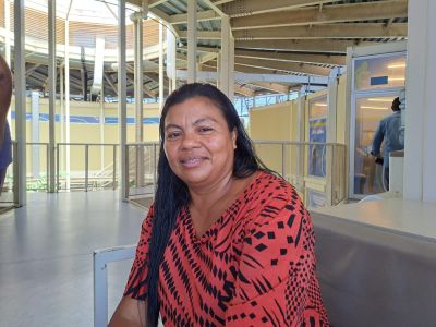 Rosiana Da Silva, 43 anos, é cozinheira e está se capacitando na UsiPaz de Ananindeua.
