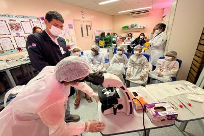 notícia: Em Belém, Hospital Oncológico Infantil cria projeto “Pequeno Cientista”