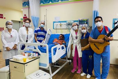 notícia: Abelardo Santos e Regional de Santarém usam musicoterapia na recuperação de pacientes