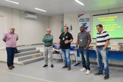 notícia: Sedap coordena treinamento de reativação dos seringais nativos e produtos da sociobiodiversidade no  Marajó