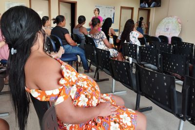 notícia: Regional do Tapajós orienta gestantes quanto aos tabus do aleitamento materno    