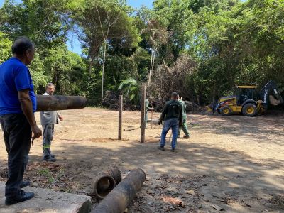 notícia: Cosanpa reativa poço em Santarém para ampliar abastecimento na cidade