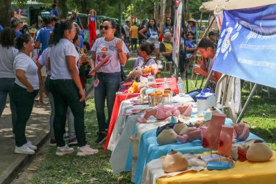 notícia: Semana de Aleitamento Materno se encerra com programação na Praça Brasil, em Belém 