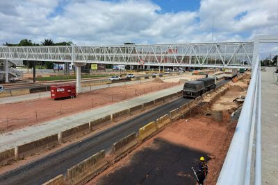 notícia: Estado entrega terceira passarela do BRT Metropolitano e reforça segurança na BR-316