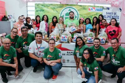 notícia: Banco de Alimentos da Ceasa entrega cestas de hortifrutis para vítimas de escalpelamento