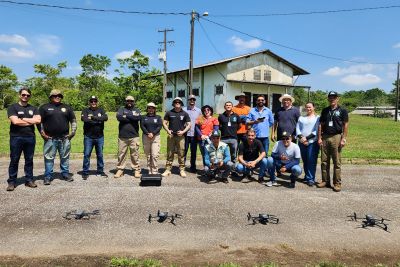 notícia: Fiscais da Adepará são capacitados para uso de drones em ações de defesa agropecuária 