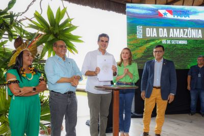 notícia: Governo do Pará cria nova Unidade de Conservação Integral no Dia da Amazônia
