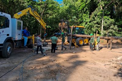 notícia: Novo poço amplia abastecimento de água em Santarém e beneficia mais de 12 mil famílias