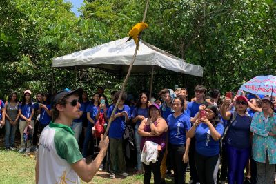 notícia: Alunos de escola pública de Barcarena conhecem o Parque Estadual do Utinga