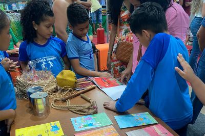 notícia: Feira do Livro e das Multivozes estimula criação literária do público infantil e a preservação da cultura paraense 