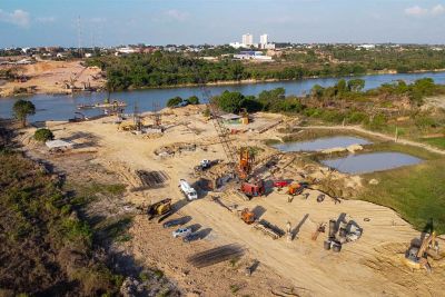 notícia: Estado investe na construção da terceira ponte sobre o Rio Itacaiúnas, em Marabá