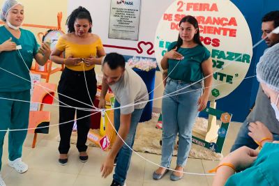 notícia: Hospital de Castelo de Sonhos promove Feira de Segurança do Paciente