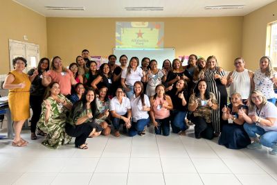 notícia: "Alfabetiza Pará" garante formação continuada para professores de Belém