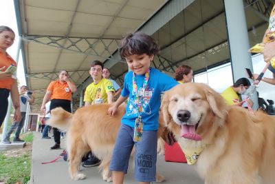 notícia: CIIR adere ao Setembro Amarelo e oferece ambiente terapêutico envolvendo cães 