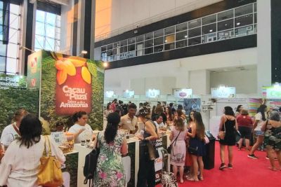notícia: Cacau produzido no Pará é destaque entre os expositores no Festival Internacional do Chocolate e do Cacau