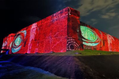 notícia: Festival Amazônia Mapping leva arte para Alter do Chão com apoio da FCP