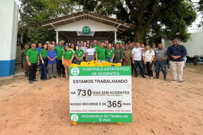 notícia: Unidade de Negócio da Cosanpa alcança 2 anos sem acidentes com afastamentos