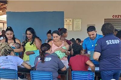 notícia: Ação de cidadania e defesa social faz quase 24 mil atendimentos à população do Marajó