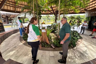 notícia: Ideflor-Bio celebra Dia Mundial dos Animais com exposição sensorial no Parque do Utinga