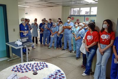 notícia: Hospital Regional de Marabá aprimora segurança em transfusões de sangue   