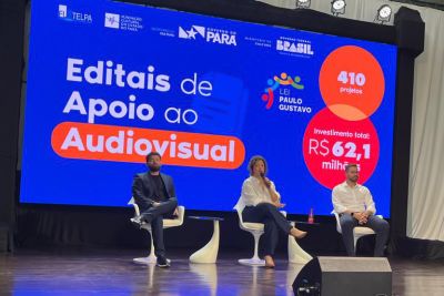 notícia: Secult e Fundação Cultural do Pará lançam editais viabilizados pela Lei Paulo Gustavo 