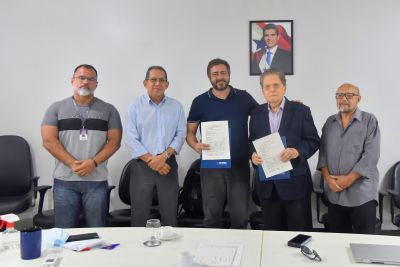notícia: Codec firma protocolo de intenção de indústria para âncora da ZPE Barcarena