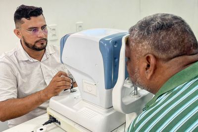 notícia: Cerca de 380 pessoas foram atendidas no segundo dia de ação oftalmológica em Ananindeua 