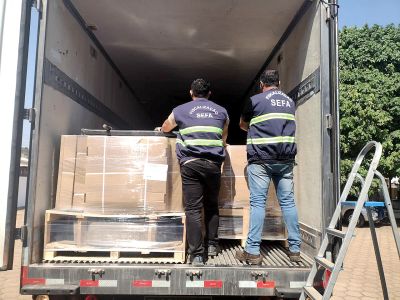 notícia: Sefa apreende 39 toneladas de calcopirita em Conceição do Araguaia
