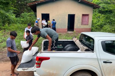 notícia: Sedap incentiva o desenvolvimento da piscicultura familiar em comunidade indígena de Brejo Grande do Araguaia
