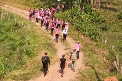 notícia: Primeira trilha apenas com mulheres é realizada na Serra das Andorinhas