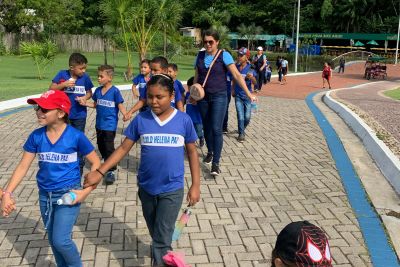 notícia: Estudantes de Santa Izabel do Pará vivenciam dia de aprendizado no Parque do Utinga