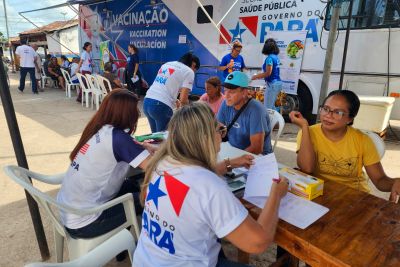 notícia: Secretaria de Saúde do Pará (Sespa) leva 'Novembro Azul' para a Feira de Marituba