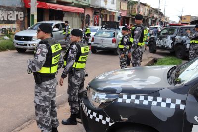 notícia: Estado prossegue com ações de segurança na capital e no Distrito de Icoaraci