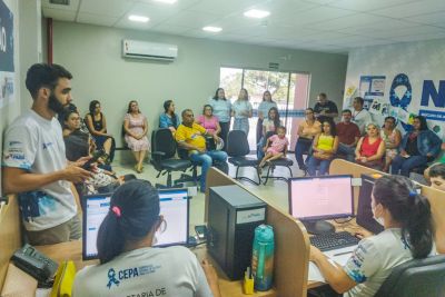 notícia: Policlínica de Tucuruí orienta sobre cuidados com uso de telas por pacientes com TEA 